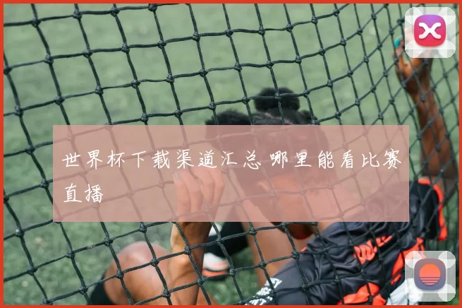 世界杯下载渠道汇总 哪里能看比赛直播