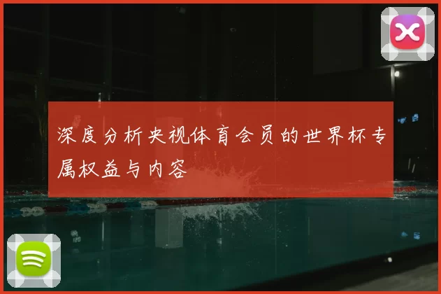 深度分析央视体育会员的世界杯专属权益与内容